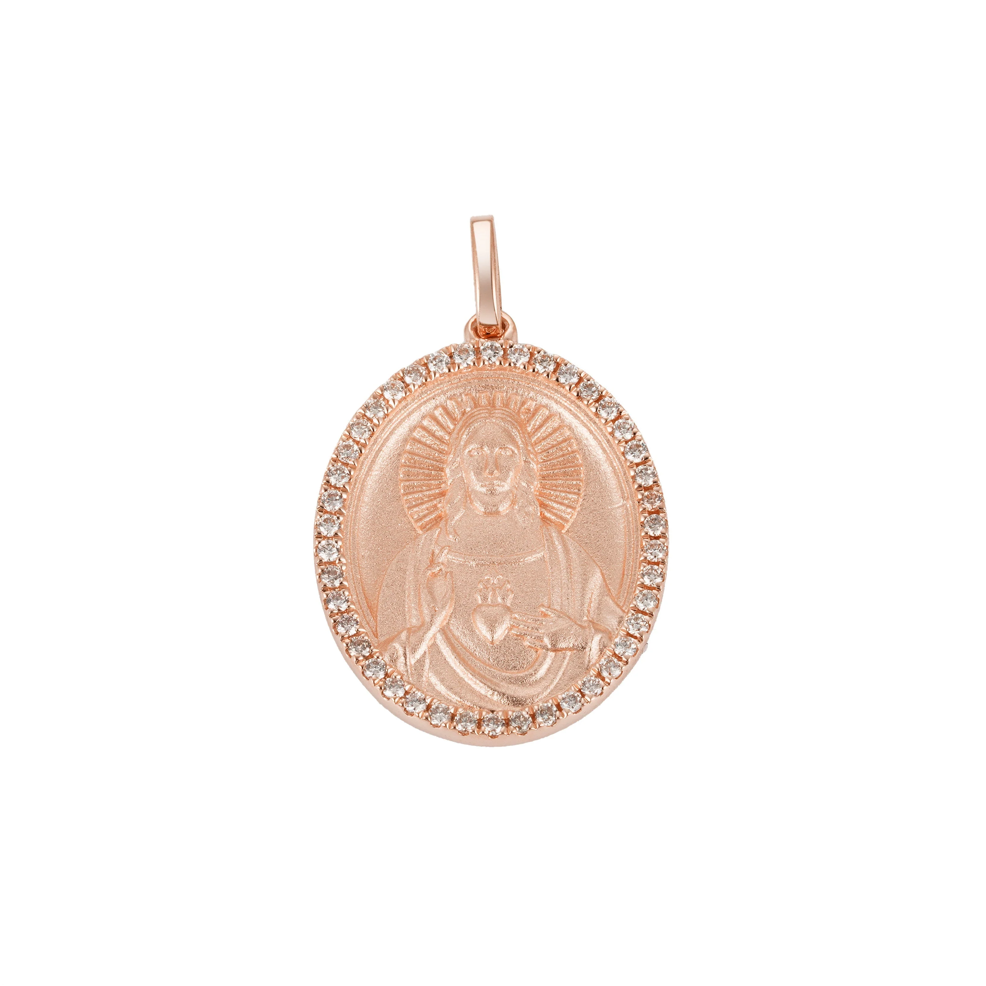 The Heart of Jesus Diamond Pendant - Image 3