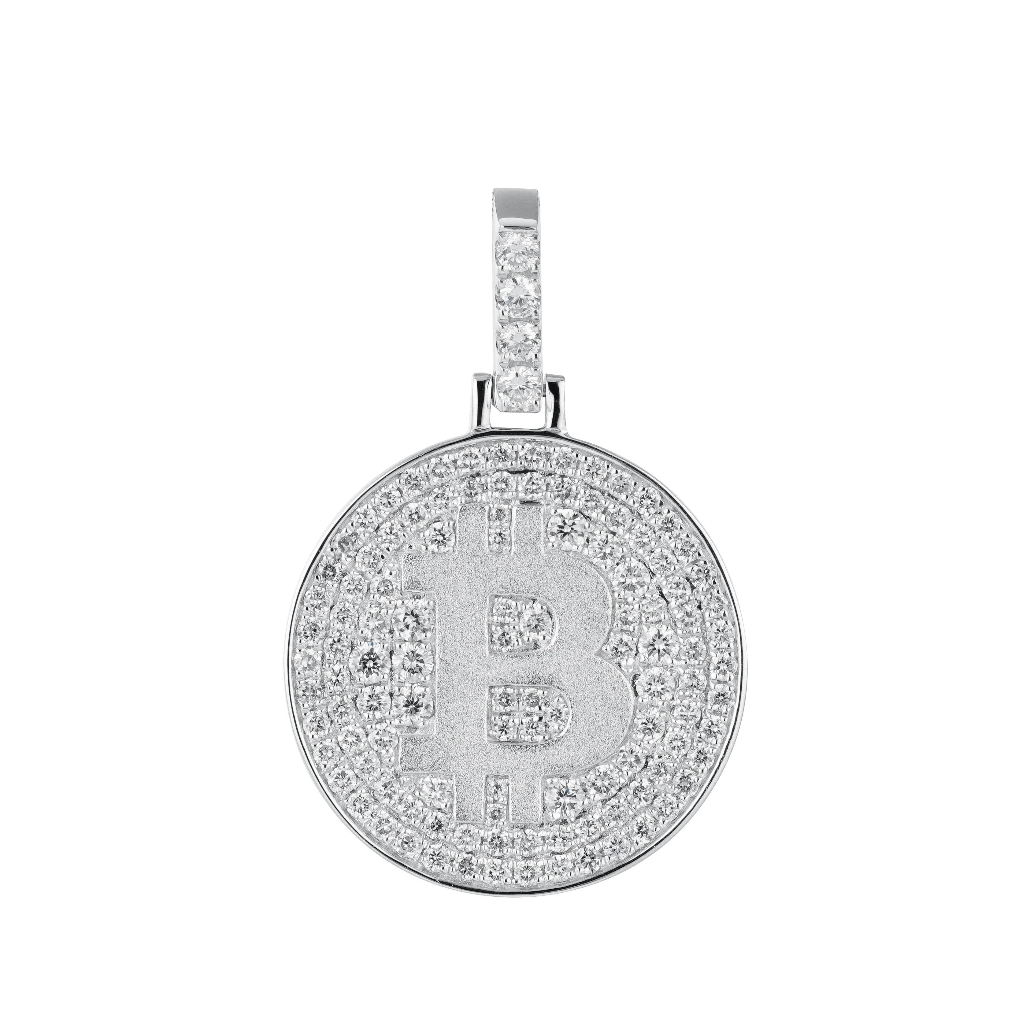 Diamond Bitcoin Pendant - Image 2