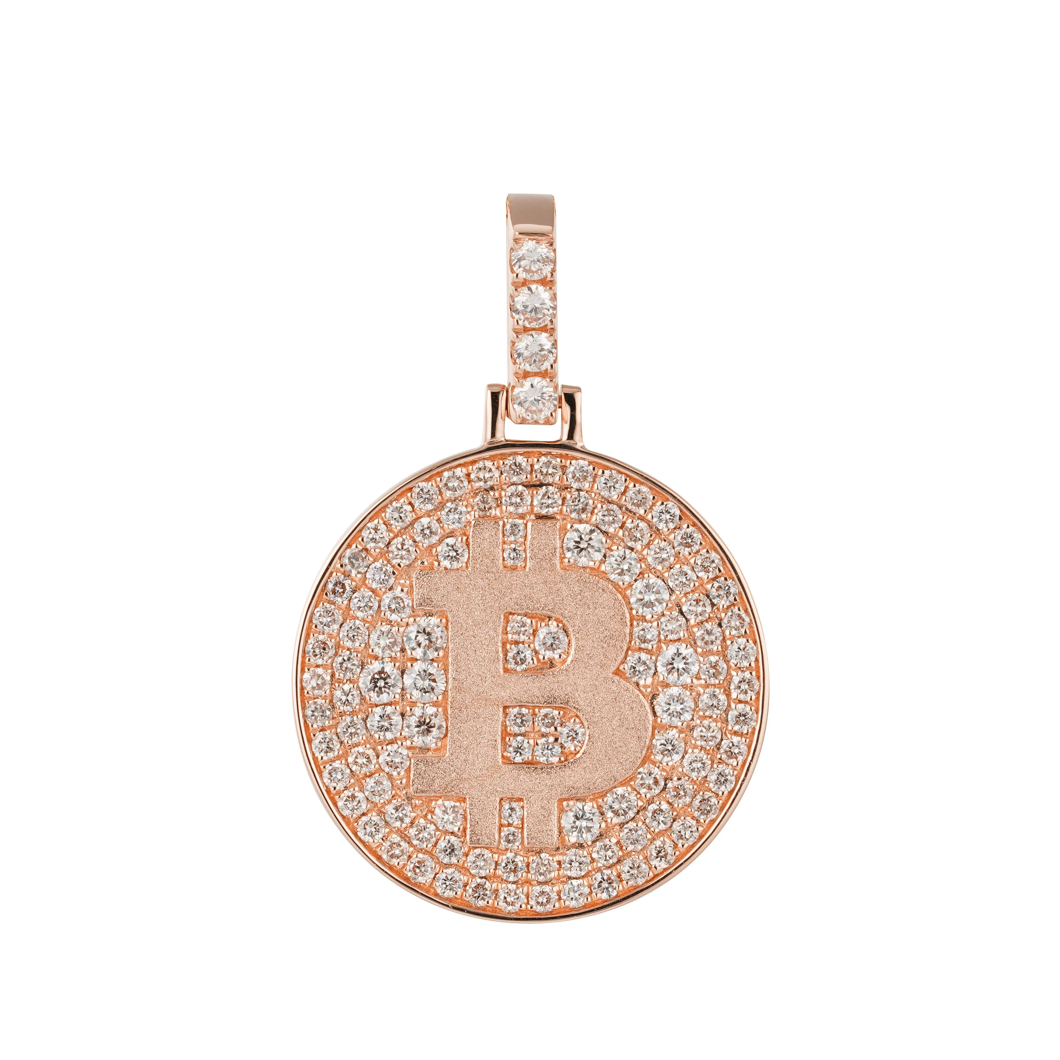 Diamond Bitcoin Pendant - Image 3