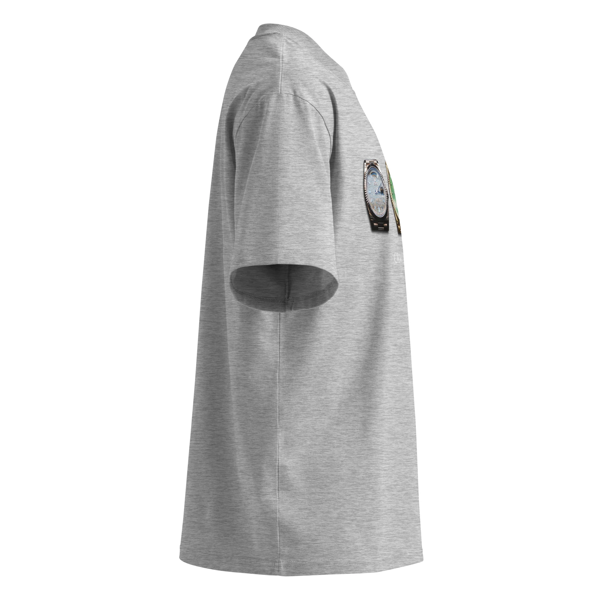 TRIO / Unisex organic oversized high neck t-shirt - Image 11