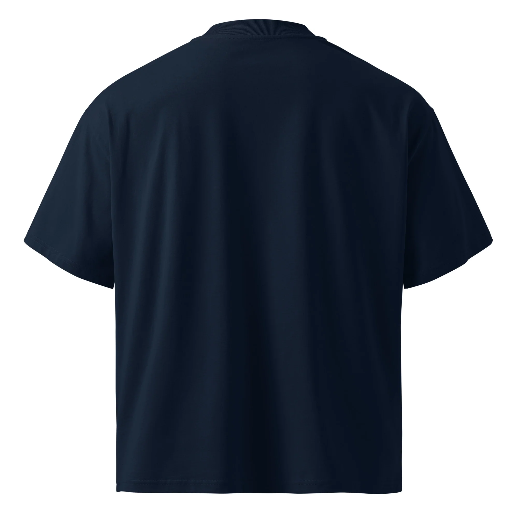 TRIO / Unisex organic oversized high neck t-shirt - Image 3